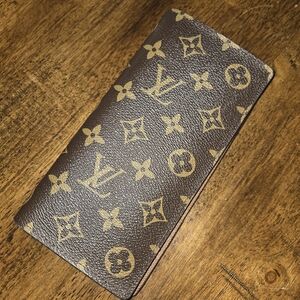 Louis Vuitton Monogram Brown and Gold Holder